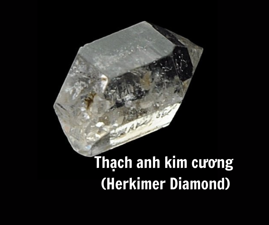Thạch anh kim cương Herkimer Diamond Phong Thủy Bình An